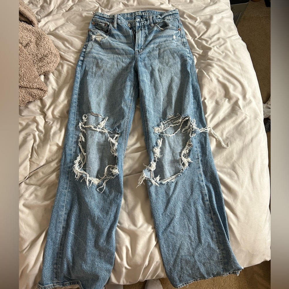 American Eagle Stretch wide leg jeans